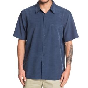 Quik Silver Centinela Premium Anti Wrinkle Comfort Fit Button Up Shirt Size XXL